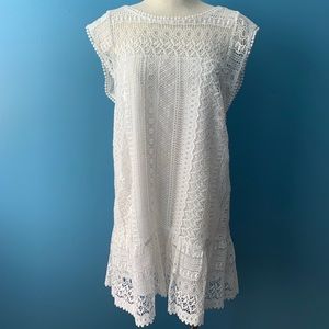 BB Dakota white lace summer dress